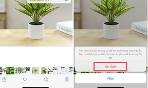Cách ẩn hình ảnh trên iPhone không cần ứng dụng