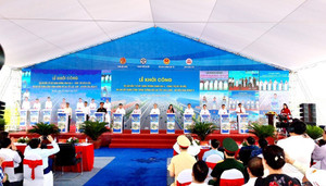 Huyện Thường Tín khởi công dự án đường Vành đai 4 - Vùng Thủ đô