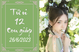 Tử vi vui 12 con giáp hôm nay ngày 26/6/2023: Tý khó khăn, Tỵ phiền phức