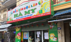 Đình chỉ cơ sở mầm non có giáo viên dùng lược đánh vào chân trẻ