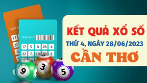 Xổ số Cần Thơ 28/6/2023 - Kết quả XSCT hôm nay 28/6