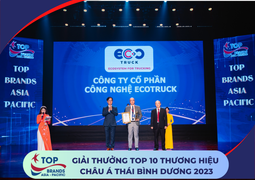 EcoTruck đạt giải Top 10 Thương hiệu Châu Á - Thái Bình Dương