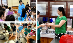 Thầy cô vùng cao xin gạo, thịt nấu cháo đêm tiếp sức cho trò thi tốt nghiệp