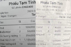 Hà Nội: Xác minh quán ăn trên phố Tạ Hiện bị tố 'chặt chém' khách hàng