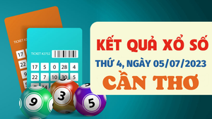 Xổ số Cần Thơ 5/7/2023 - Kết quả XSCT hôm nay 5/7