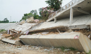 Vĩnh Phúc: Thấp thỏm sống gần công trình kè sông Phó Đáy bị sập