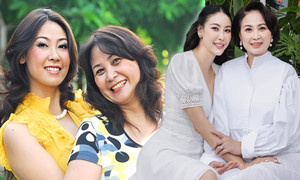 Mẹ ruột Hà Kiều Anh tuổi U70 vẫn trẻ đẹp không kém con gái