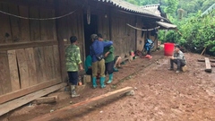 Đi qua mương cạn, gia đình 6 người ở Điện Biên bị nước cuốn khiến 2 trẻ tử vong