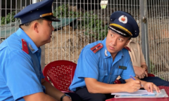 Thanh tra Sở GTVT TP.HCM kiểm tra vụ đường dưới chân cầu Rạch Chiếc bị chặn