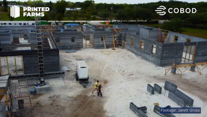 Quá trình xây dựng tòa nhà in 3D lớn nhất thế giới