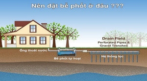 Nên đặt bể phốt ở đâu cho hợp phong thủy?