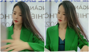 Nhan sắc giảng viên Midu tham gia chấm điểm đồ án tốt nghiệp gây sốt mạng