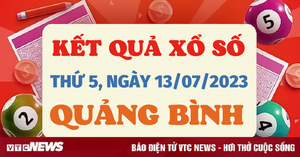 Xổ số Quảng Bình hôm nay 13/7/2023 - Kết quả XSQB 13/7