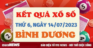 Kết quả xổ số Bình Dương hôm nay 14/7 - XSBD 14/7/2023 