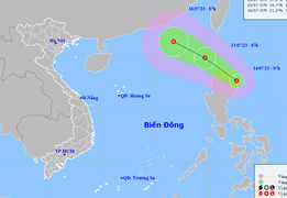 Biển Đông sắp đón áp thấp nhiệt đới thứ hai trong năm