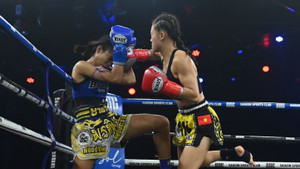 Nữ võ sĩ Việt Nam hạ gục đối thủ châu Âu, giành HCV thế giới