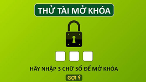 Người IQ cao mới tìm được mã khóa này trong 30 giây