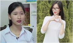 Nữ sinh cấp 2 bất ngờ nổi tiếng khi xuất hiện trên sóng truyền hình hiện ra sao?