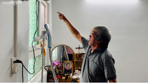 Sống trên tầng 14 chung cư vẫn thường trực nỗi lo... 'ngập nước'