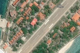 Google đã thay ảnh vệ tinh hiển thị rõ quốc kỳ Việt Nam tại đảo Trường Sa Lớn