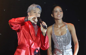 Thu Minh, Hoa hậu H'Hen Nie xuất hiện trong liveshow của Trọng Hiếu