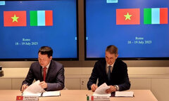 Việt Nam và Italia đàm phán dự thảo hiệp định về bảo vệ và trao đổi tin mật
