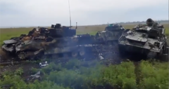 Lính Nga đăng video 'nghĩa địa' xe thiết giáp Bradley ở Zaporizhzhia