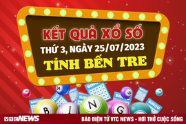 Kết quả XSBTR hôm nay 25/7/2023 - Xổ số Bến Tre 25/7