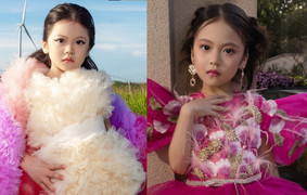 Vẻ đáng yêu của mẫu nhí 6 tuổi làm dậy sóng cộng đồng mạng