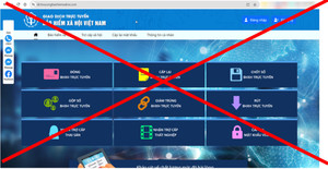 Cảnh báo trang web giả mạo Cổng dịch vụ công ngành BHXH Việt Nam