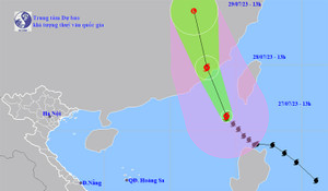 Bão số 2 giảm cường độ, không ảnh hưởng đất liền nước ta