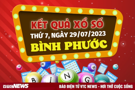 Kết quả xổ số Bình Phước hôm nay 29/7 - XSBP 29/7/2023 