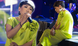 'Sầu nữ' Hương Giang nghẹn ngào hát tưởng nhớ chồng quá cố trong liveshow 