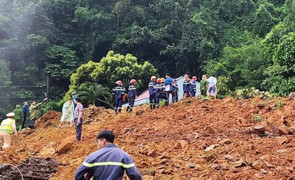 Sạt lở trên đèo Bảo Lộc: Tìm thấy thi thể ba cán bộ, chiến sỹ CSGT