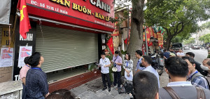 Cưỡng chế kiểm đếm 7 hộ dân thuộc dự án mở rộng trụ sở Bộ Công an