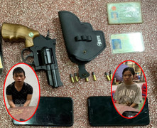 Bắt giữ cặp đôi bán súng ở Đồng Nai 