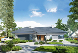 Mẫu nhà cấp 4 chữ L có thiết kế độc đáo