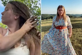 Chà đất bẩn lên mặt để dưỡng da, nữ Tiktoker gây tranh cãi dữ dội