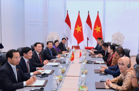 Chủ tịch Quốc hội hội đàm với Chủ tịch Hạ viện Indonesia Puan Maharani