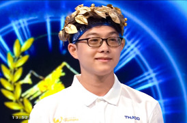 Nam sinh Hải Phòng thắng nghẹt thở ở câu hỏi cuối, giành vòng nguyệt quế Olympia