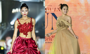 Diễn viên Thu Quỳnh, Hoa hậu H'Hen Niê sải bước trên sàn diễn thời trang