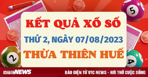 XSTTH 7/8 - Kết quả xổ số Thừa Thiên Huế ngày 7/8/2023 