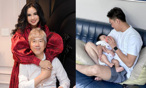 Sao Việt 7/8: Cường Đô La chăm con cực khéo, Thanh Lam ôm hôn phu tình tứ