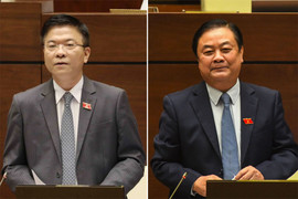 Hôm nay, hai Bộ trưởng Lê Thành Long và Lê Minh Hoan đăng đàn trả lời chất vấn