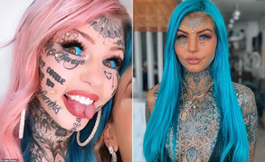 Cô gái bị mù sau khi xăm mắt