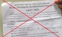 Mạo danh bác sĩ Bệnh viện Trung ương Quân đội 108 lừa người bệnh