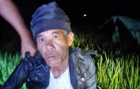 Bắt kẻ dùng dao đâm chết nguời cùng thôn sau 5 ngày bỏ trốn