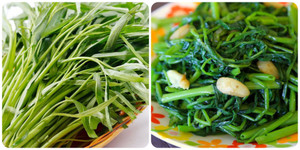 4 bệnh sau không nên ăn rau muống
