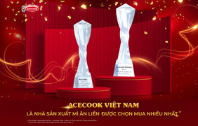 Acecook Việt Nam và Hảo Hảo được vinh danh là thương hiệu được chọn mua nhiều nhất