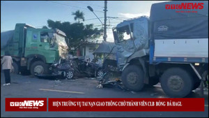 Hiện trường vụ tai nạn khiến 3 thành viên CLB bóng đá Hoàng Anh Gia Lai tử vong